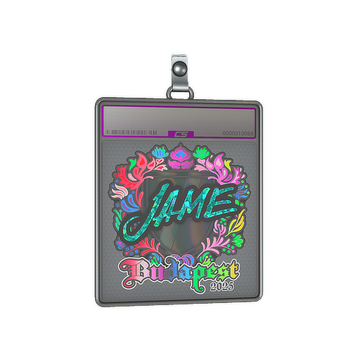 Sticker Slab | Jame (Holo) | Budapest 2025