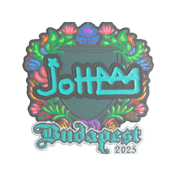 Sticker | jottAAA (Embroidered) | Budapest 2025