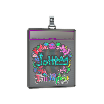 Sticker Slab | jottAAA (Holo) | Budapest 2025