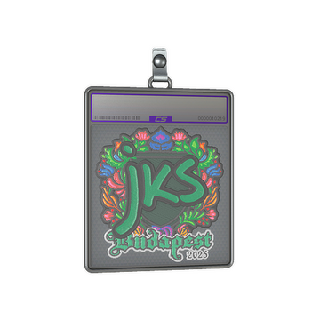 Sticker Slab | jks (Embroidered) | Budapest 2025