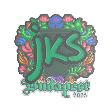 Sticker | jks (Embroidered) | Budapest 2025