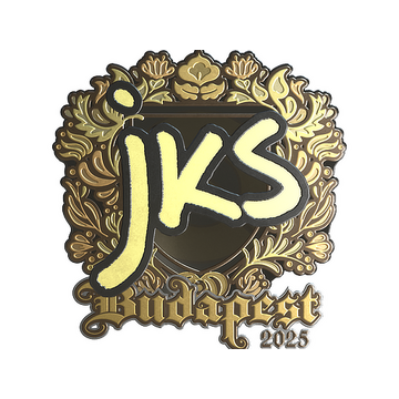 Sticker | jks (Gold) | Budapest 2025