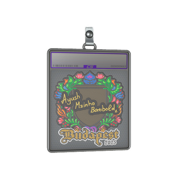 Sticker Slab | mzinho (Embroidered) | Budapest 2025