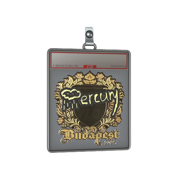 Sticker Slab | Mercury (Gold) | Budapest 2025