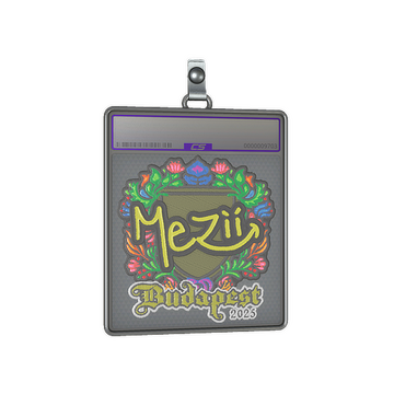 Sticker Slab | mezii (Embroidered) | Budapest 2025