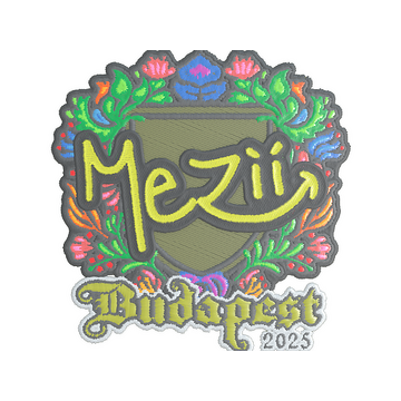 Sticker | mezii (Embroidered) | Budapest 2025