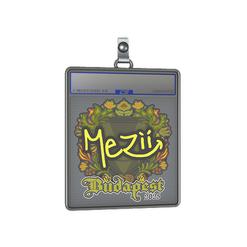 Sticker Slab | mezii | Budapest 2025