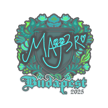 Sticker | MAJ3R | Budapest 2025