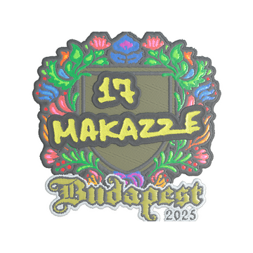 Sticker | makazze (Embroidered) | Budapest 2025