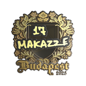Sticker | makazze (Gold) | Budapest 2025