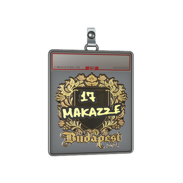 Sticker Slab | makazze (Gold) | Budapest 2025