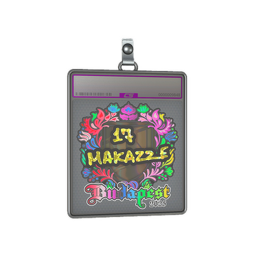 Sticker Slab | makazze (Holo) | Budapest 2025