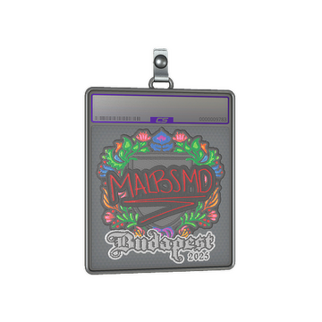 Sticker Slab | malbsMd (Embroidered) | Budapest 2025