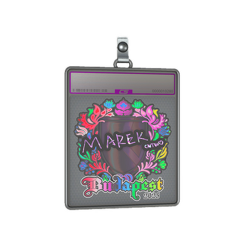 Sticker Slab | Marek (Holo) | Budapest 2025