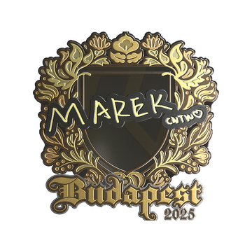 Sticker | Marek (Gold) | Budapest 2025
