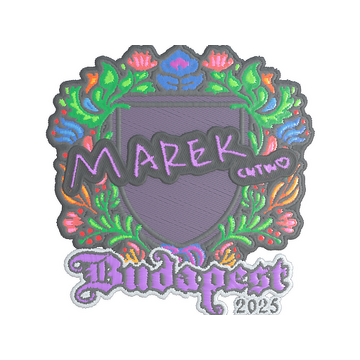 Sticker | Marek (Embroidered) | Budapest 2025