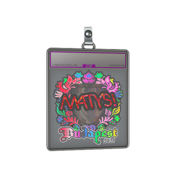 Sticker Slab | MATYS (Holo) | Budapest 2025