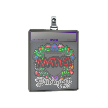 Sticker Slab | MATYS (Embroidered) | Budapest 2025