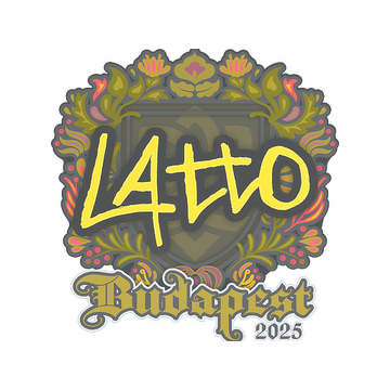 Sticker | latto | Budapest 2025