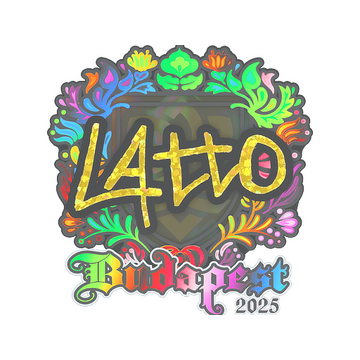 Sticker | latto (Holo) | Budapest 2025