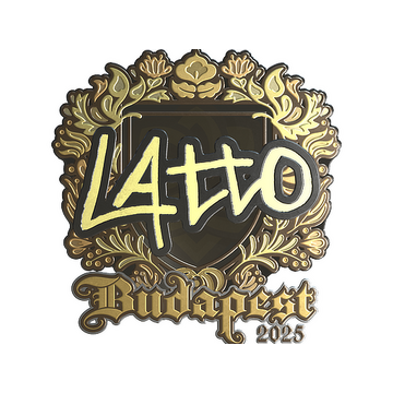 Sticker | latto (Gold) | Budapest 2025