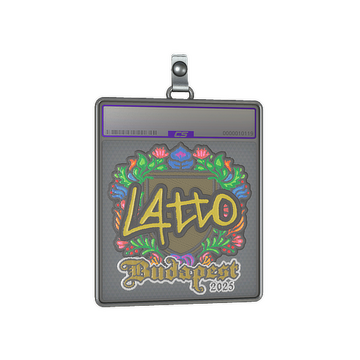 Sticker Slab | latto (Embroidered) | Budapest 2025