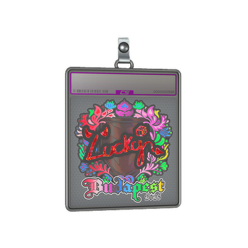 Sticker Slab | Lucky (Holo) | Budapest 2025