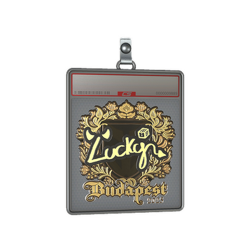 Sticker Slab | Lucky (Gold) | Budapest 2025