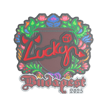 Sticker | Lucky (Embroidered) | Budapest 2025