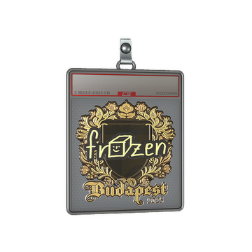 Sticker Slab | frozen (Gold) | Budapest 2025