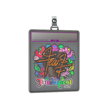 Sticker Slab | fEAR (Holo) | Budapest 2025