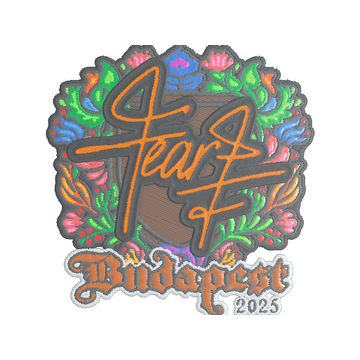 Sticker | fEAR (Embroidered) | Budapest 2025