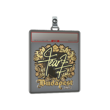 Sticker Slab | fEAR (Gold) | Budapest 2025