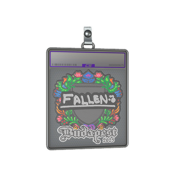 Sticker Slab | FalleN (Embroidered) | Budapest 2025