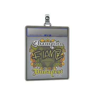 Sticker Slab | FlameZ (Champion) | Budapest 2025