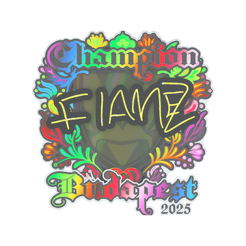 Sticker | FlameZ (Holo, Champion) | Budapest 2025