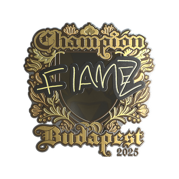 Sticker | FlameZ (Gold, Champion) | Budapest 2025