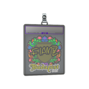 Sticker Slab | FlameZ (Embroidered) | Budapest 2025