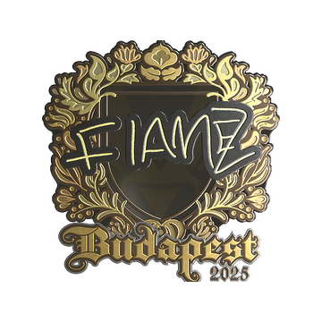 Sticker | FlameZ (Gold) | Budapest 2025