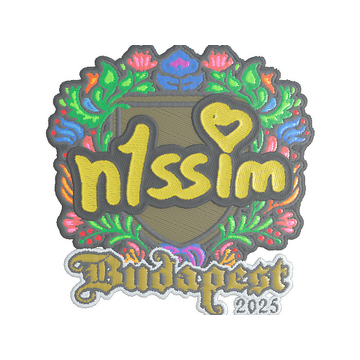 Sticker | n1ssim (Embroidered) | Budapest 2025
