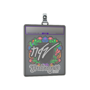 Sticker Slab | NQZ (Embroidered) | Budapest 2025