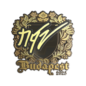 Sticker | NQZ (Gold) | Budapest 2025