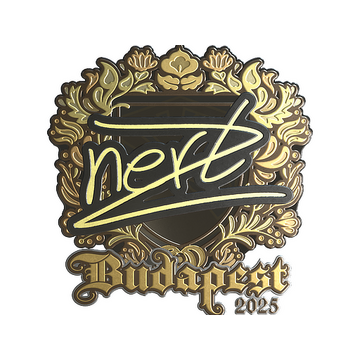 Sticker | NertZ (Gold) | Budapest 2025