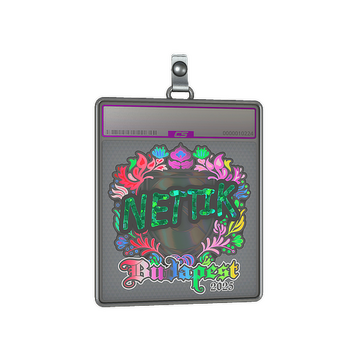 Sticker Slab | nettik (Holo) | Budapest 2025