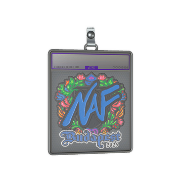 Sticker Slab | NAF (Embroidered) | Budapest 2025