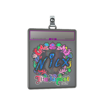 Sticker Slab | nicx (Holo) | Budapest 2025