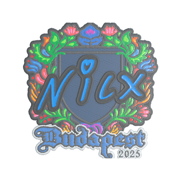 Sticker | nicx (Embroidered) | Budapest 2025