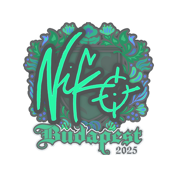 Sticker | NiKo | Budapest 2025