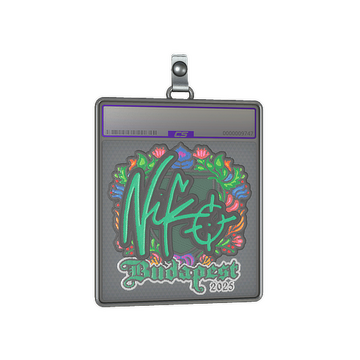 Sticker Slab | NiKo (Embroidered) | Budapest 2025