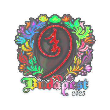 Sticker | nin9 (Holo) | Budapest 2025
